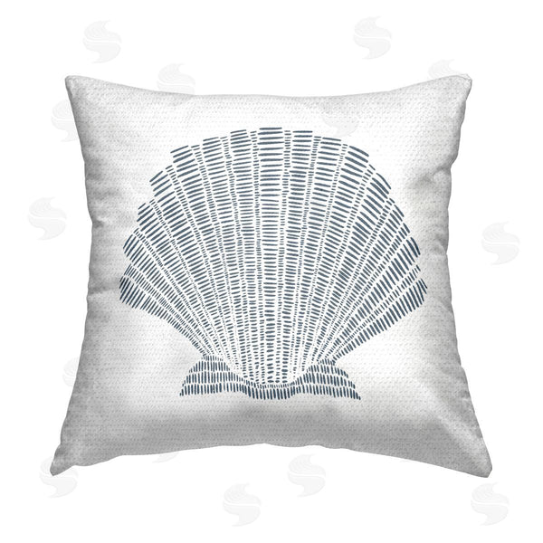 Stupell Industries Jetty Home LLC | Minimal Sea Shell Printed Throw Pillow