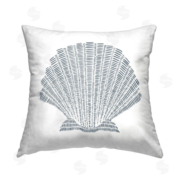 stupell industries Jetty Home LLC | Minimal Sea Shell Printed Throw Pillow