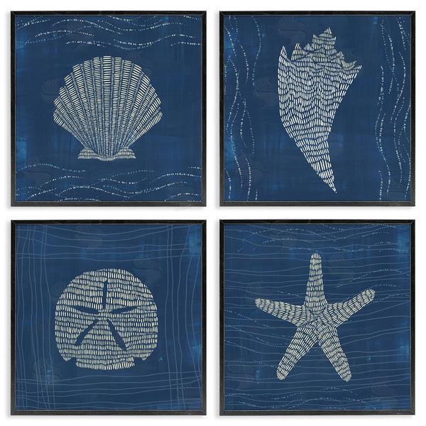 Stupell Industries Jetty Home LLC | Patterned Sea Life Portraits Wall Art