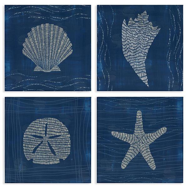 stupell industries Jetty Home LLC | Patterned Sea Life Portraits Wall Art