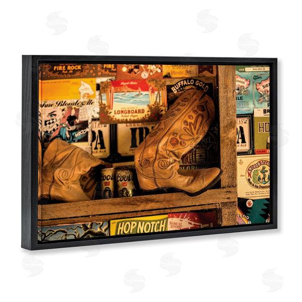 Stupell Industries JG Studios | Western Boots On Shelf