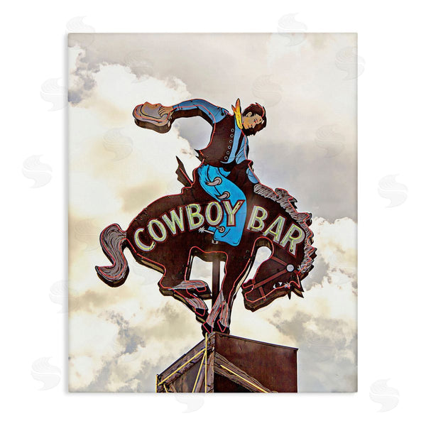 stupell industries JG Studios | Western Cowboy Bar Sign Wall Art