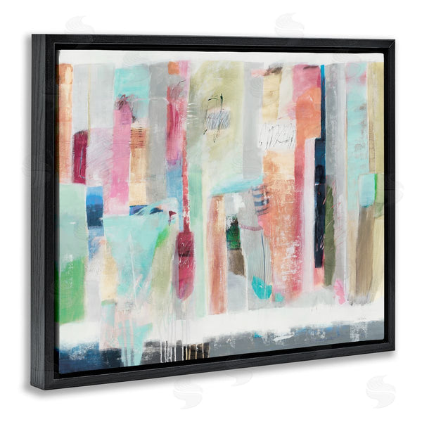 Stupell Industries Jill Martin | Abstract Blocked Line Shapes Modern Scribble Detail Wall Art