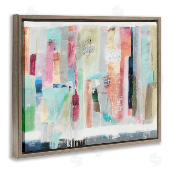 Stupell Industries Jill Martin | Abstract Blocked Line Shapes Modern Scribble Detail Wall Art