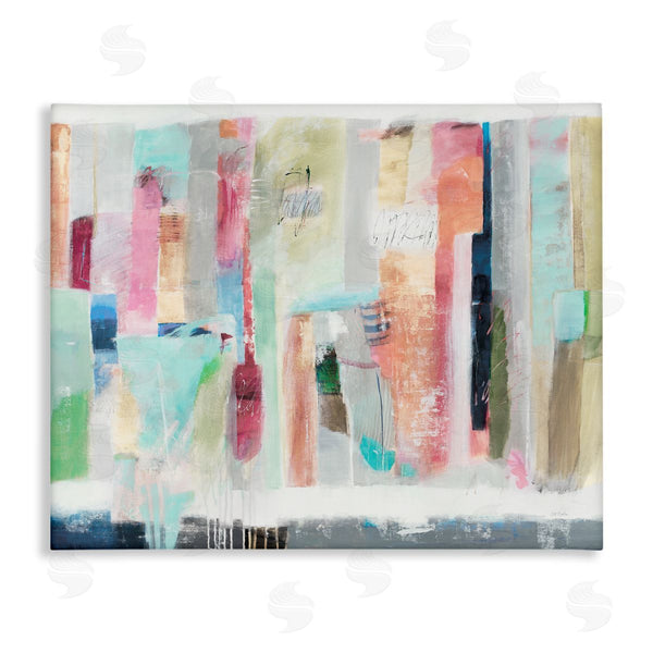 stupell industries Jill Martin | Abstract Blocked Line Shapes Modern Scribble Detail Wall Art