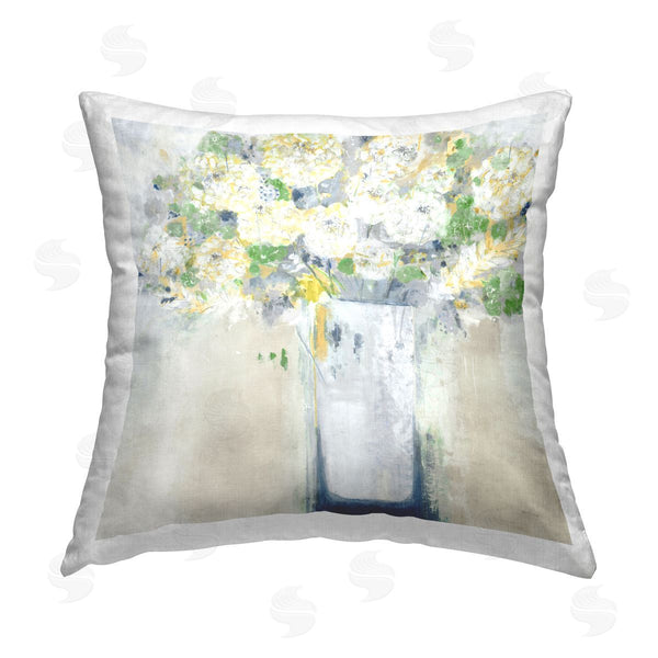 stupell industries Jill Martin | Abstract Flower Bouquet Printed Throw Pillow
