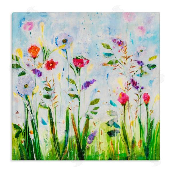 stupell industries Jill Martin | Abstract Flower Meadow Wall Art