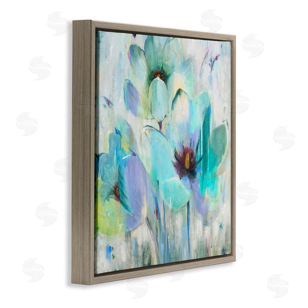 Stupell Industries Jill Martin | Blue Lily Abstraction Rustic Charm Wall Art