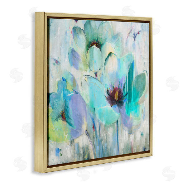 Stupell Industries Jill Martin | Blue Lily Abstraction Rustic Charm Wall Art