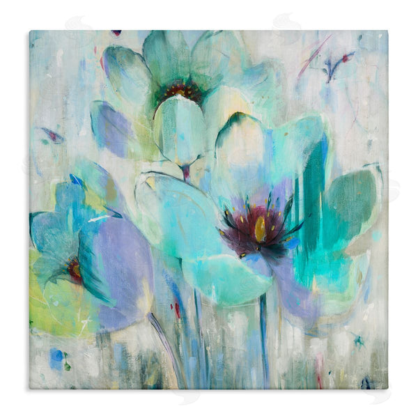 stupell industries Jill Martin | Blue Lily Abstraction Rustic Charm Wall Art