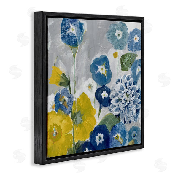 Stupell Industries Jill Martin | Blue & Yellow Abstract Poppies