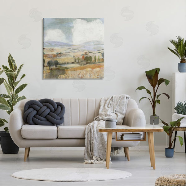 Stupell Industries Jill Martin | Distant Farmland Trees Quaint Rural Landscape Scene Wall Art