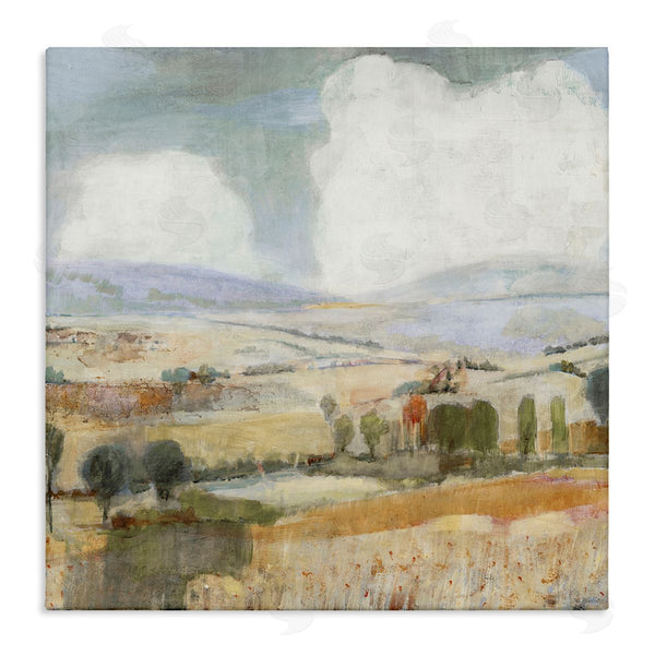 stupell industries Jill Martin | Distant Farmland Trees Quaint Rural Landscape Scene Wall Art