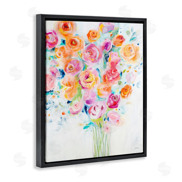 Stupell Industries Jill Martin | Festive Spring Florals Curved Petals Wall Art