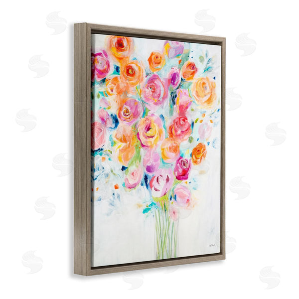 Stupell Industries Jill Martin | Festive Spring Florals Curved Petals Wall Art