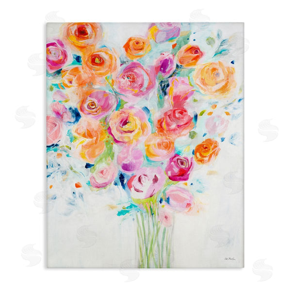 stupell industries Jill Martin | Festive Spring Florals Curved Petals Wall Art
