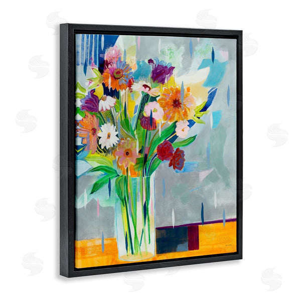 Stupell Industries Jill Martin | Florals On Blocked Background