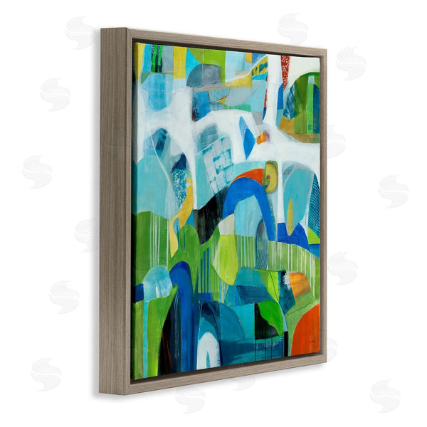 Stupell Industries Jill Martin | Restless Bright Shapes Wall Art