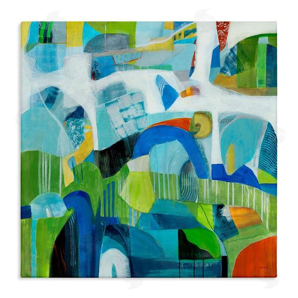 stupell industries Jill Martin | Restless Bright Shapes Wall Art