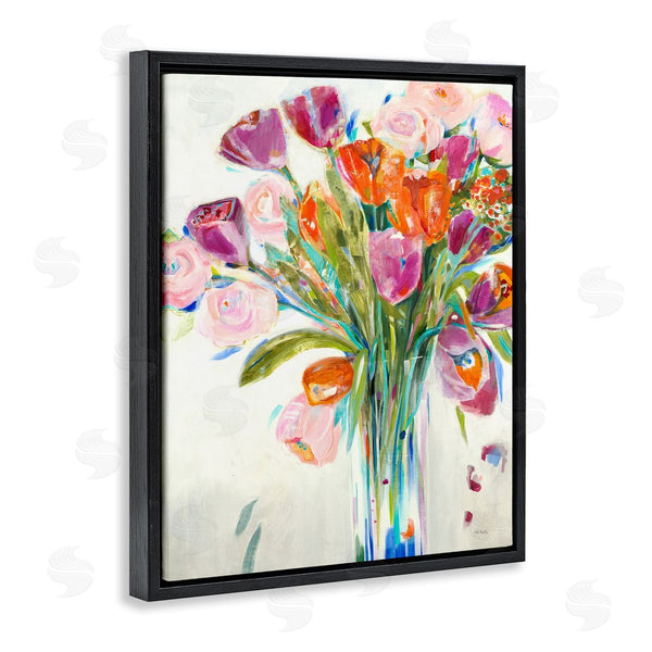 Stupell Industries Jill Martin | Rose And Tulip Floral Bouquet