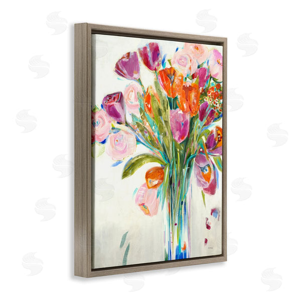 Stupell Industries Jill Martin | Rose And Tulip Floral Bouquet