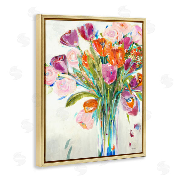 Stupell Industries Jill Martin | Rose And Tulip Floral Bouquet