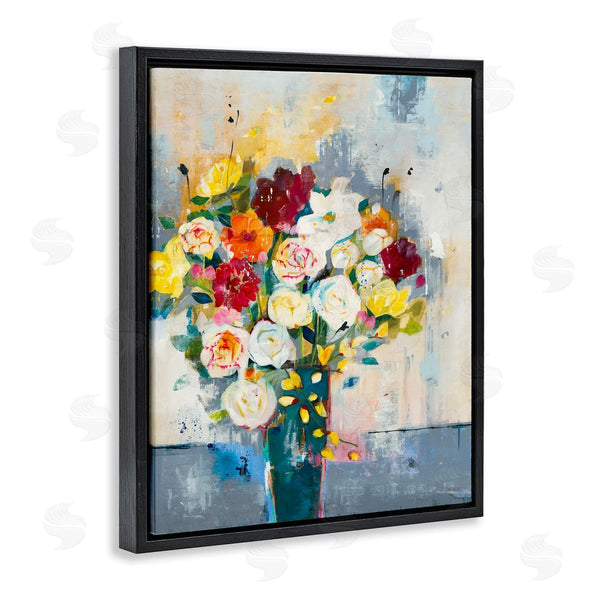 Stupell Industries Jill Martin | Roses And Daisies Abstract Bouquet