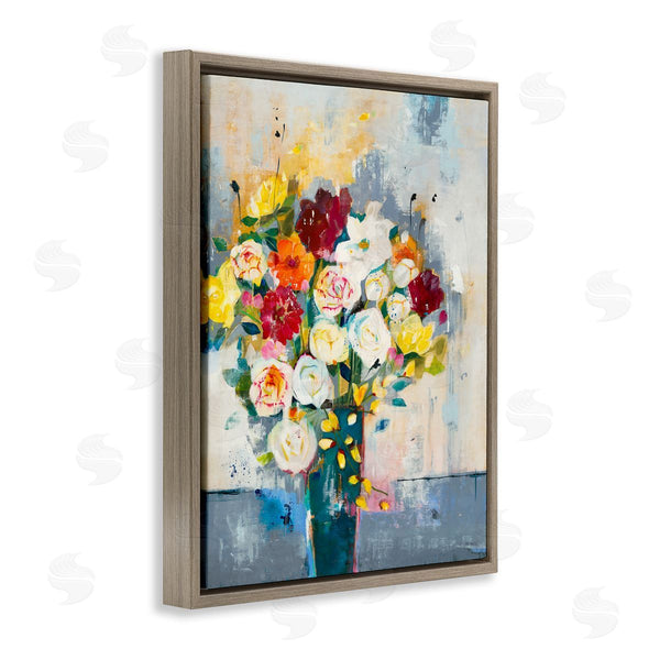 Stupell Industries Jill Martin | Roses And Daisies Abstract Bouquet