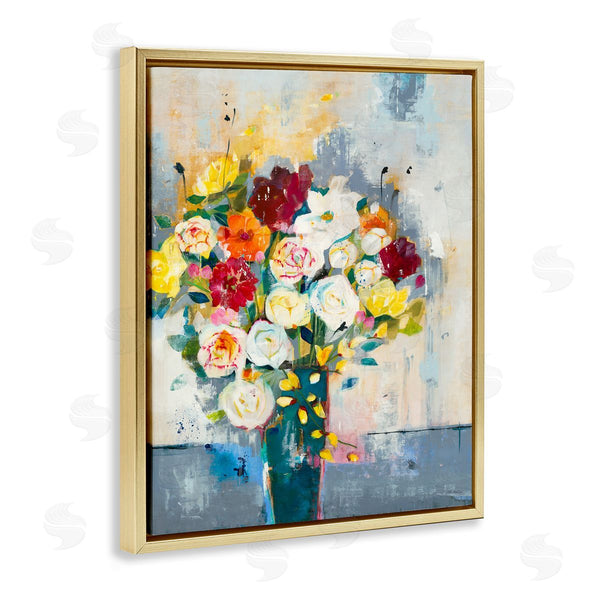 Stupell Industries Jill Martin | Roses And Daisies Abstract Bouquet