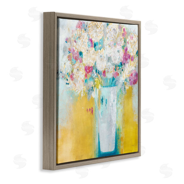 Stupell Industries Jill Martin | Vibrant Carnations Yellow Abstract Florals