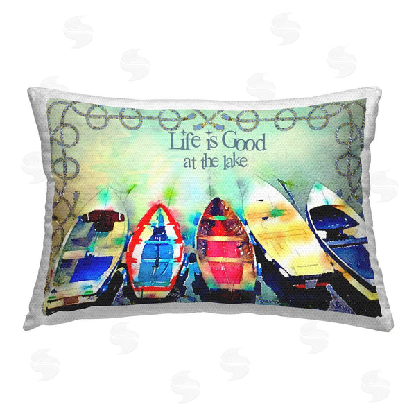 Stupell Industries Jill Meyer | Lake Phrase With Border