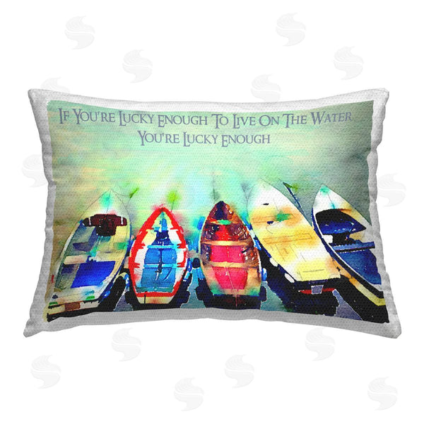 Stupell Industries Jill Meyer | Lucky Enough With Boats