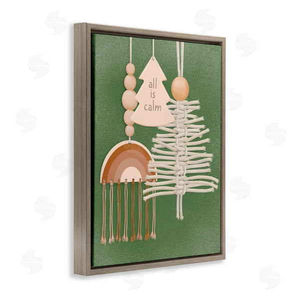 Stupell Industries Jilly Jack Designs | All Is Calm Boho Ornaments