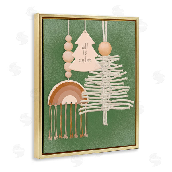 Stupell Industries Jilly Jack Designs | All Is Calm Boho Ornaments