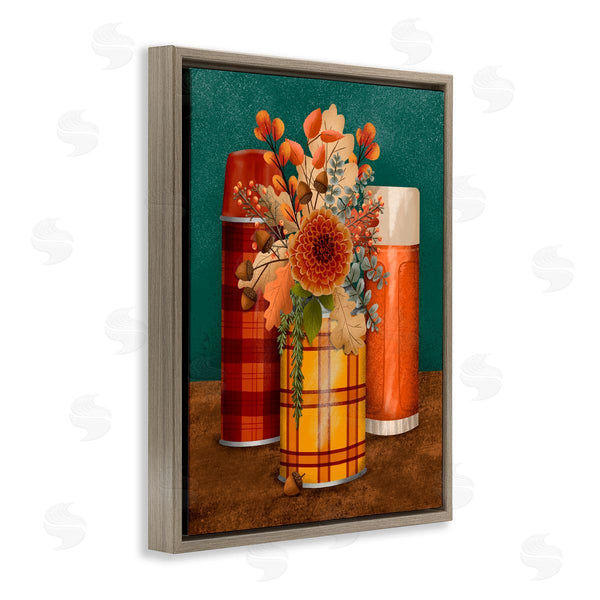 Stupell Industries Jilly Jack Designs | Autumnal Thermos & Botanicals