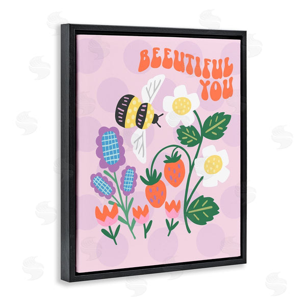 Stupell Industries Jilly Jack Designs | Beeuitiful You Uplifting Bee