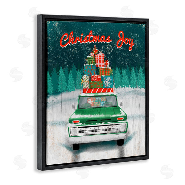 Stupell Industries Jilly Jack Designs | Christmas Joy Rustic Truck