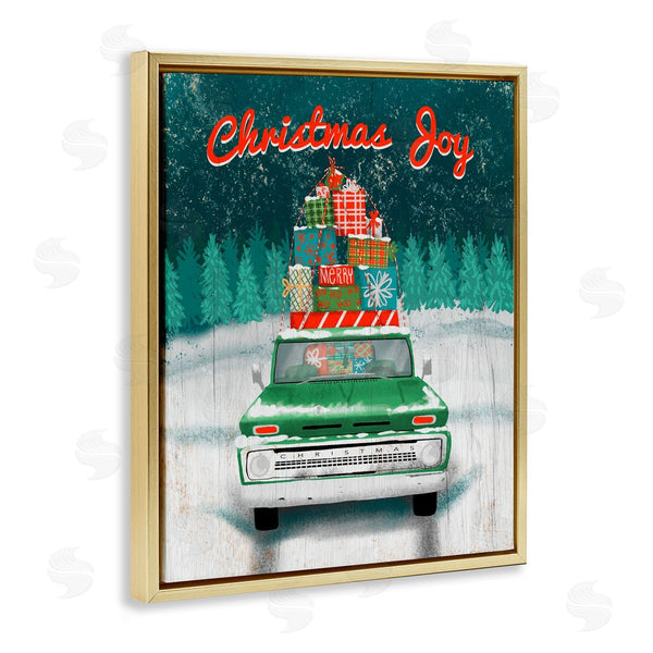 Stupell Industries Jilly Jack Designs | Christmas Joy Rustic Truck
