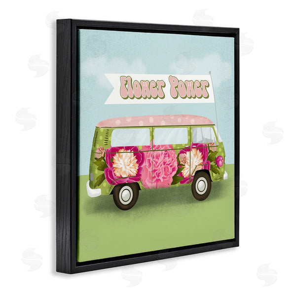 Stupell Industries Jilly Jack Designs | Flower Power Peony Bus