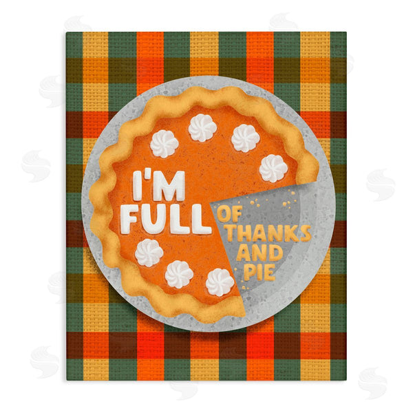 stupell industries Jilly Jack Designs | Full Of Thanks And Pie