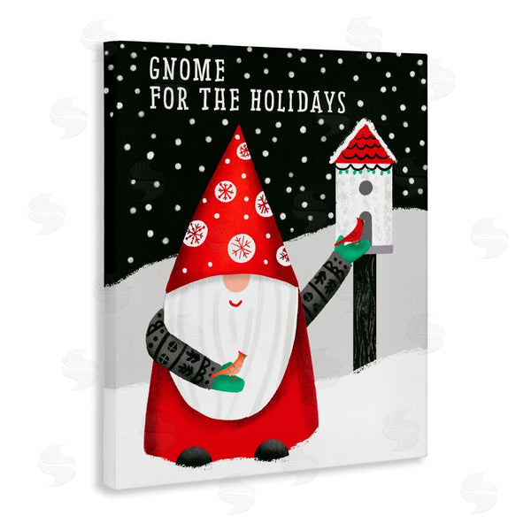 Stupell Industries Jilly Jack Designs | Gnome For The Holidays Birdhouse