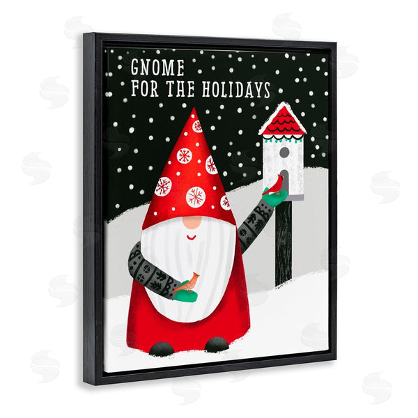 Stupell Industries Jilly Jack Designs | Gnome For The Holidays Birdhouse