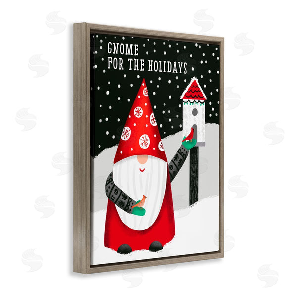 Stupell Industries Jilly Jack Designs | Gnome For The Holidays Birdhouse