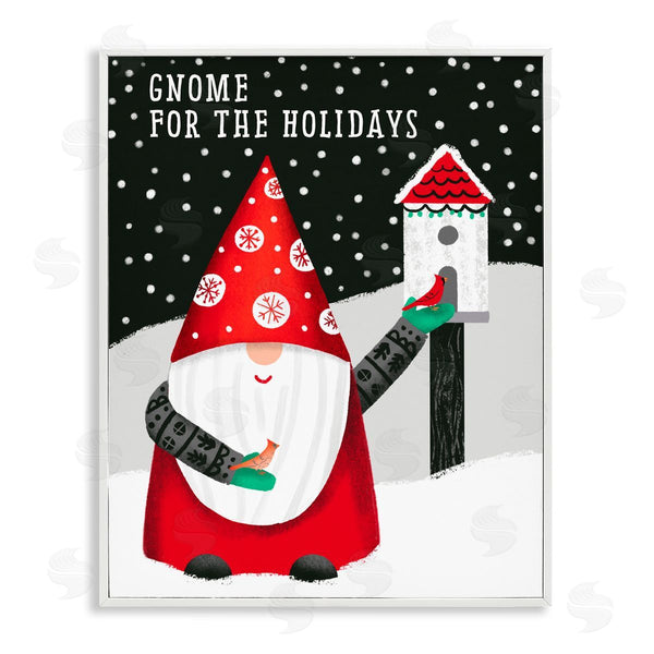 stupell industries Jilly Jack Designs | Gnome For the Holidays Birdhouse