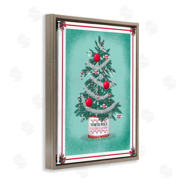 Stupell Industries Jilly Jack Designs | North Pole Candy Cane Tree