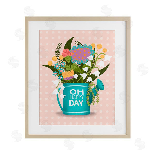 stupell industries Jilly Jack Designs | Oh Happy Day Garden Flowers