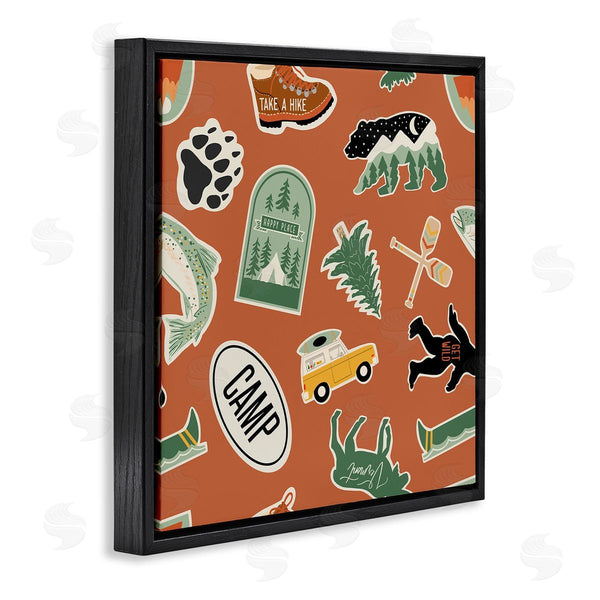 Stupell Industries Jilly Jack Designs | Outdoorsy Nature Sticker Shapes