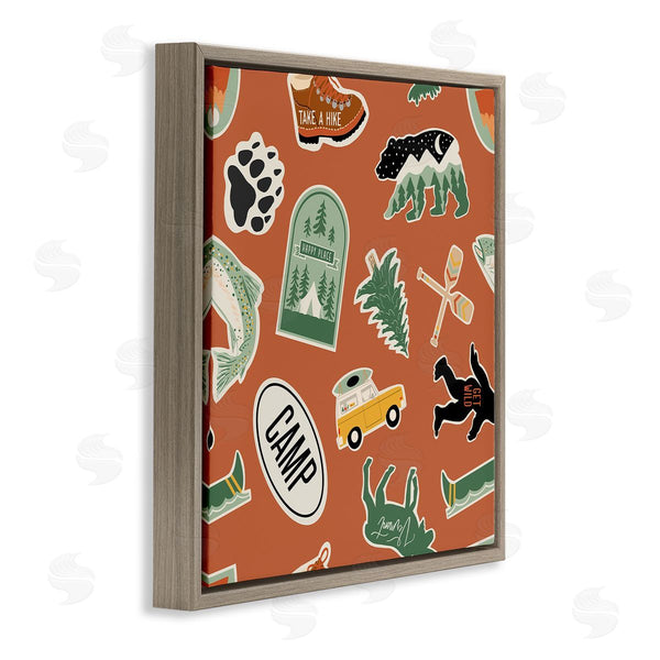 Stupell Industries Jilly Jack Designs | Outdoorsy Nature Sticker Shapes
