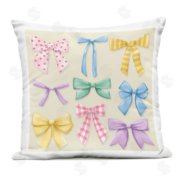 Stupell Industries Jilly Jack Designs | Pretty Bows Differing Patterns Printed Throw Pillow
