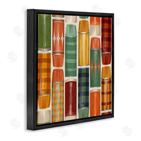 Stupell Industries Jilly Jack Designs | Retro Designs Fall Thermos